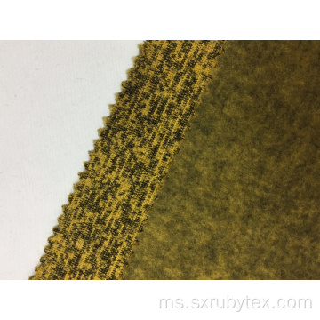 Fabrik Poliester Fleece Knit Solid